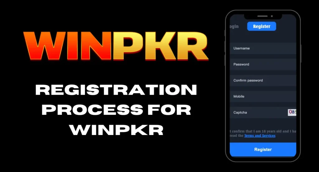 Register Account in WINPKR Game